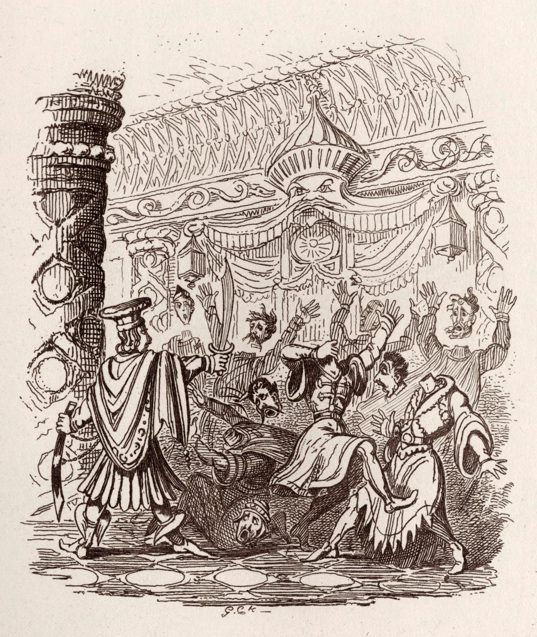 Veljekset Grimm Lasten ja tekijältä George Cruikshank