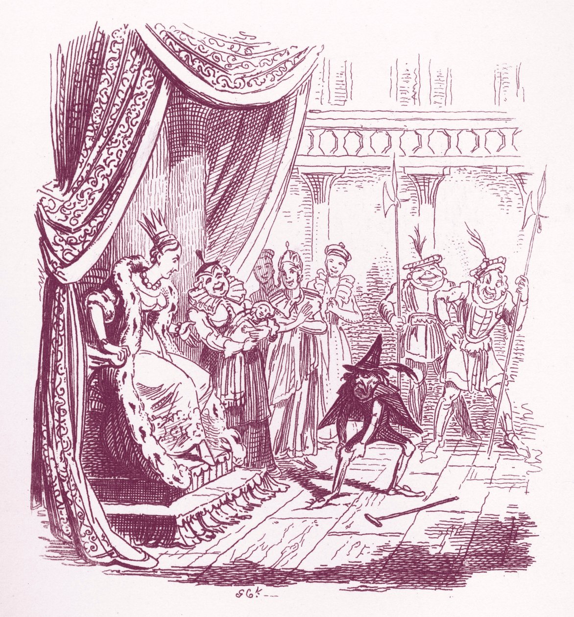 Veljekset Grimm Lasten ja tekijältä George Cruikshank