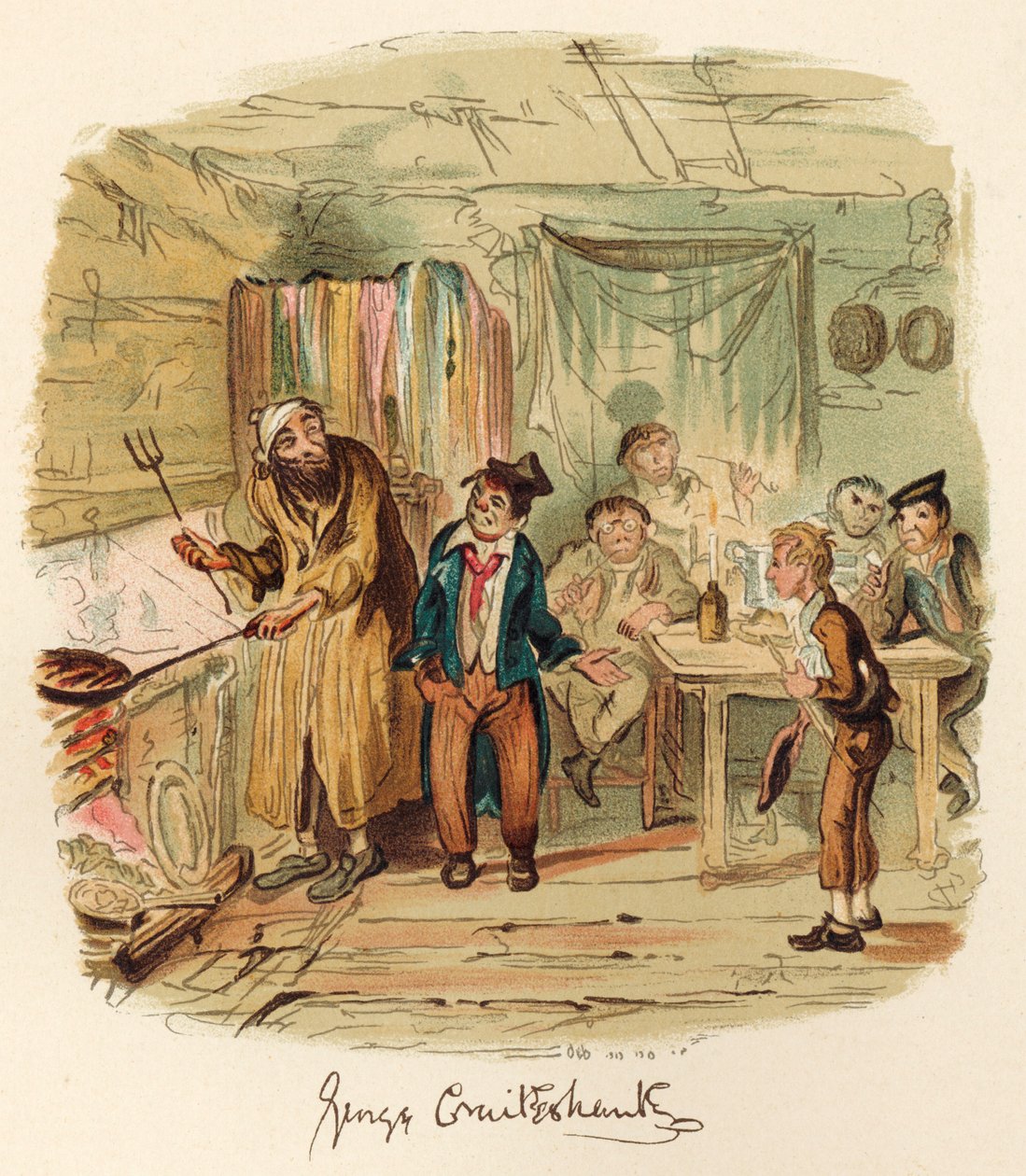 Charles Dickensin kirja tekijältä George Cruikshank