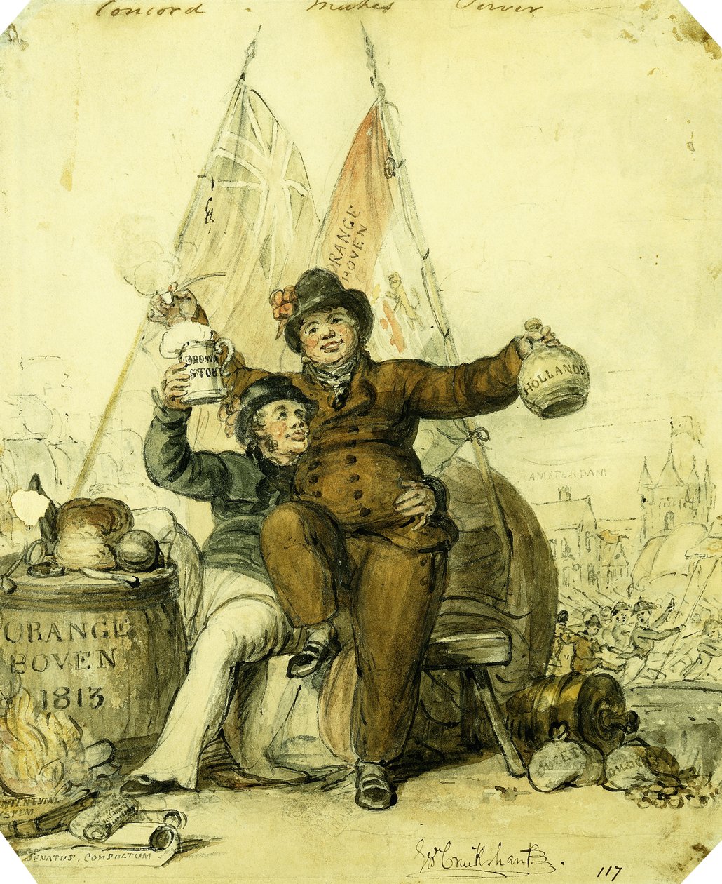 Concord tekee palvelimen, tekijältä George Cruikshank