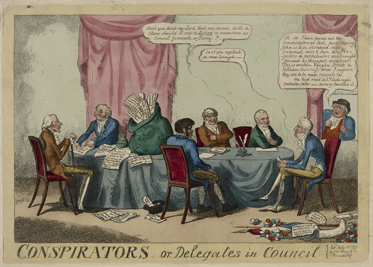 Conspirators, julkaistu 1. heinäkuuta tekijältä George Cruikshank
