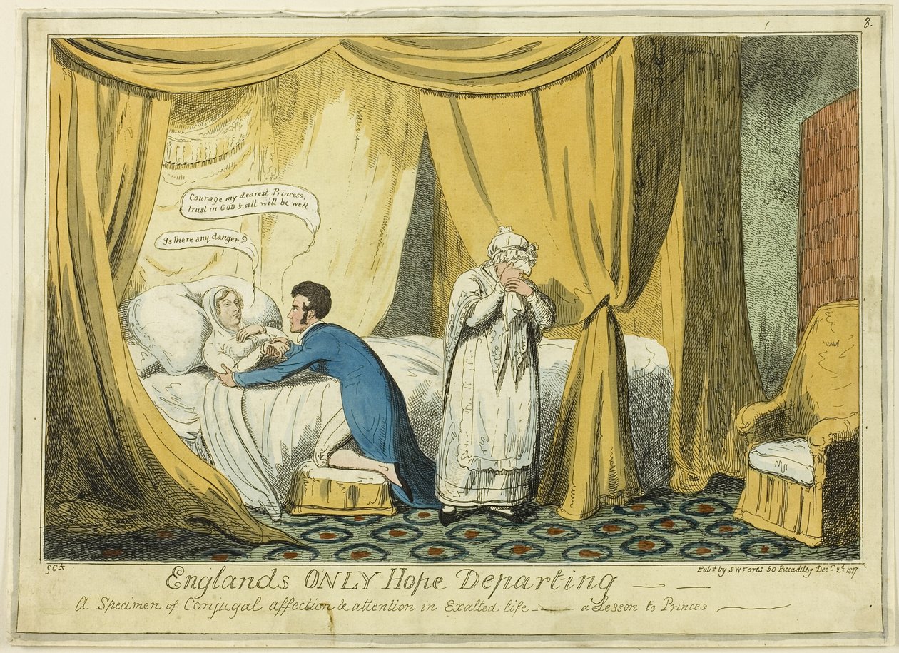 Englannin ainoa toivo lähdössä tekijältä George Cruikshank