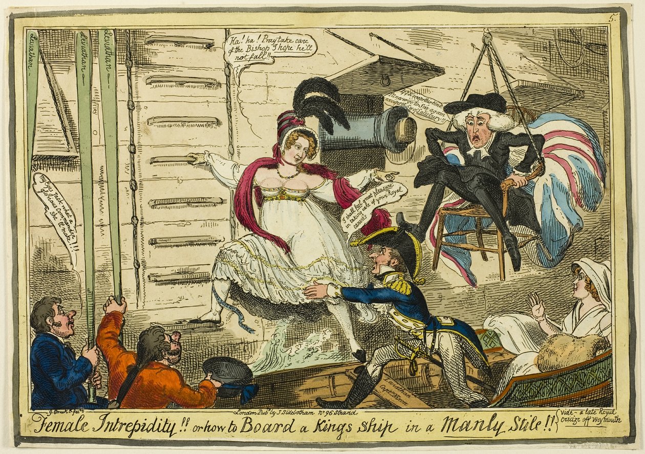 Naisen pelottomuus tekijältä George Cruikshank
