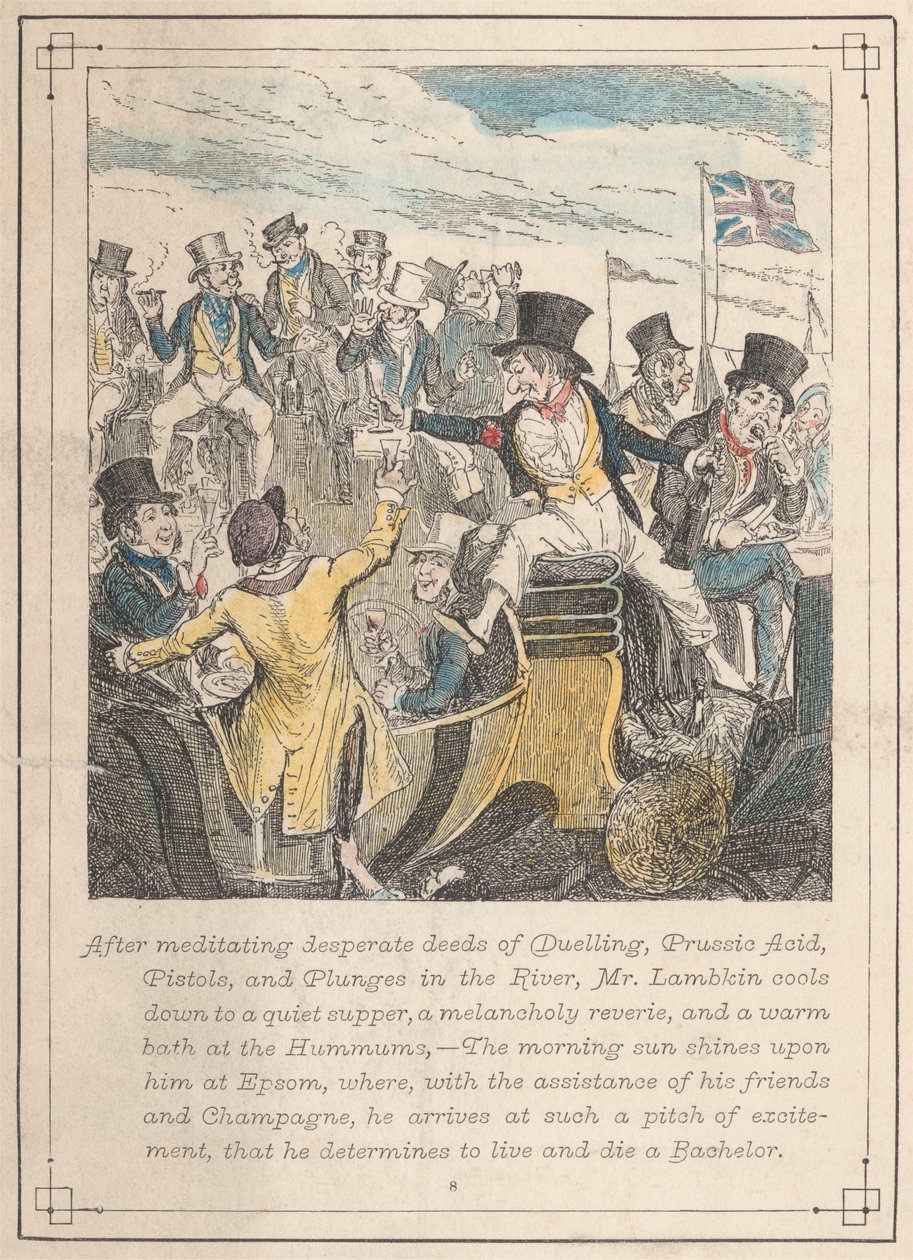 Ilustrações do Sr. Lambkin, placa 8finlandês tekijältä George Cruikshank