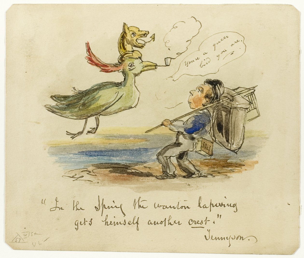 Keväällä Wanton Lapwing hankkii itselleen uuden vaakunan... tekijältä George Cruikshank