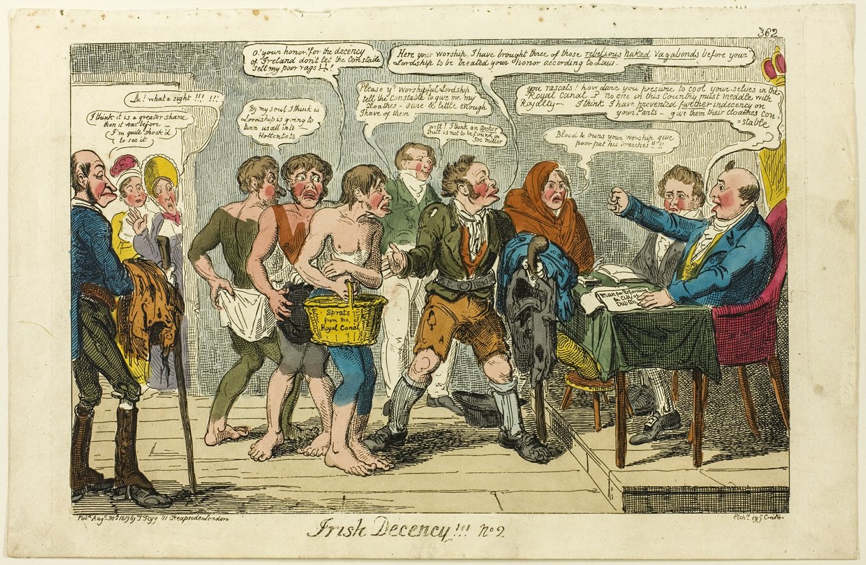 Irlantilainen säädyllisyys! ! ! ei. 2 tekijältä George Cruikshank