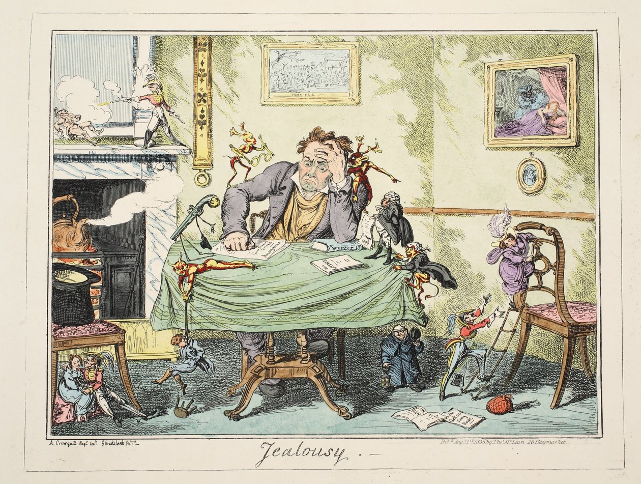Kateus, pubi. 1835 (käsinvärinen kaiverrus) tekijältä George Cruikshank
