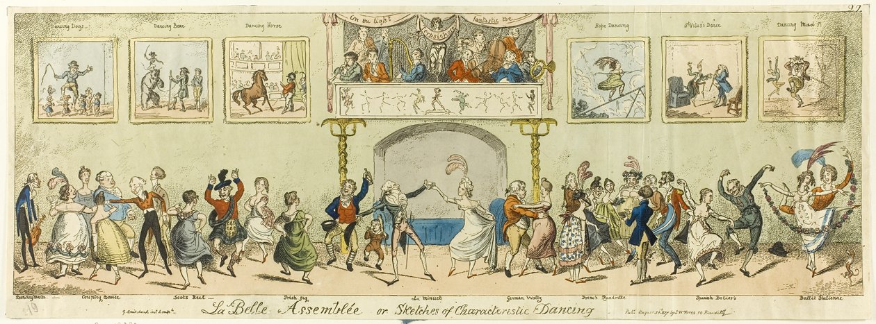 La Belle Assemblée tekijältä George Cruikshank