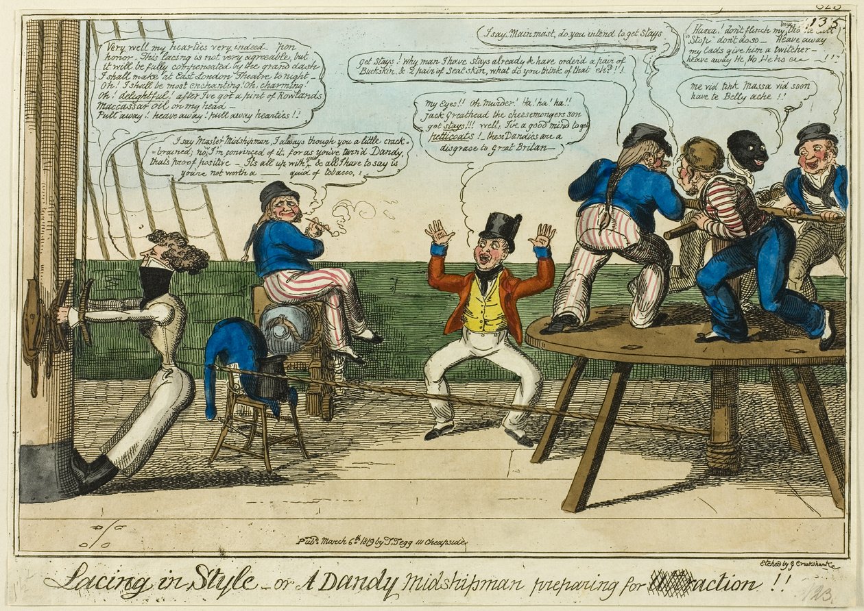 Nauhoitus tyylillä tekijältä George Cruikshank