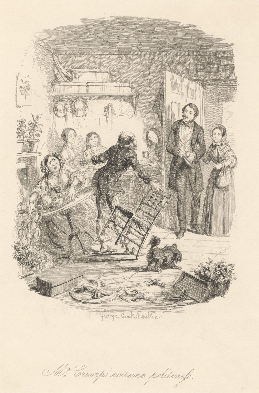 Herra Crumpin äärimmäinen kohteliaisuus tekijältä George Cruikshank
