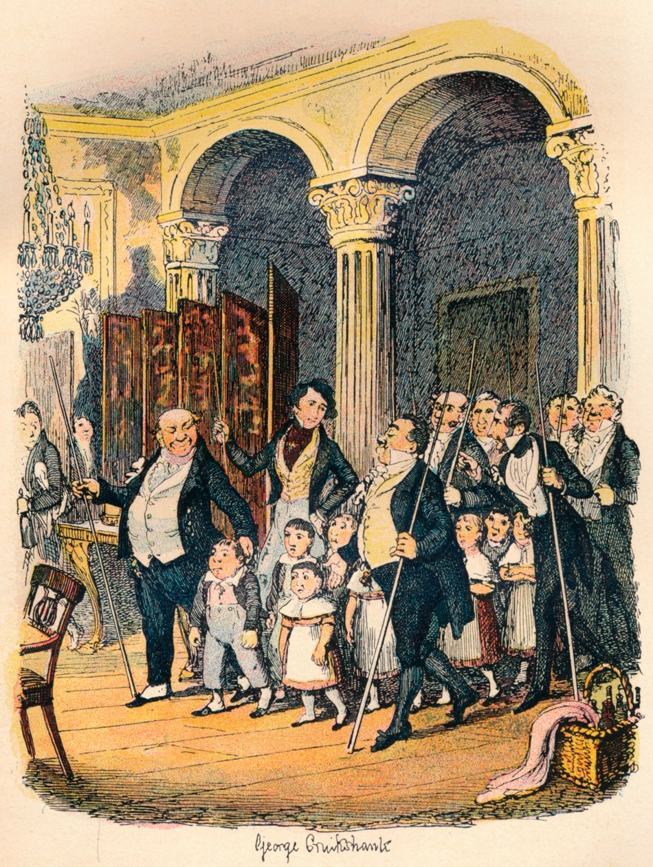 Julkiset illalliset, 1900 tekijältä George Cruikshank