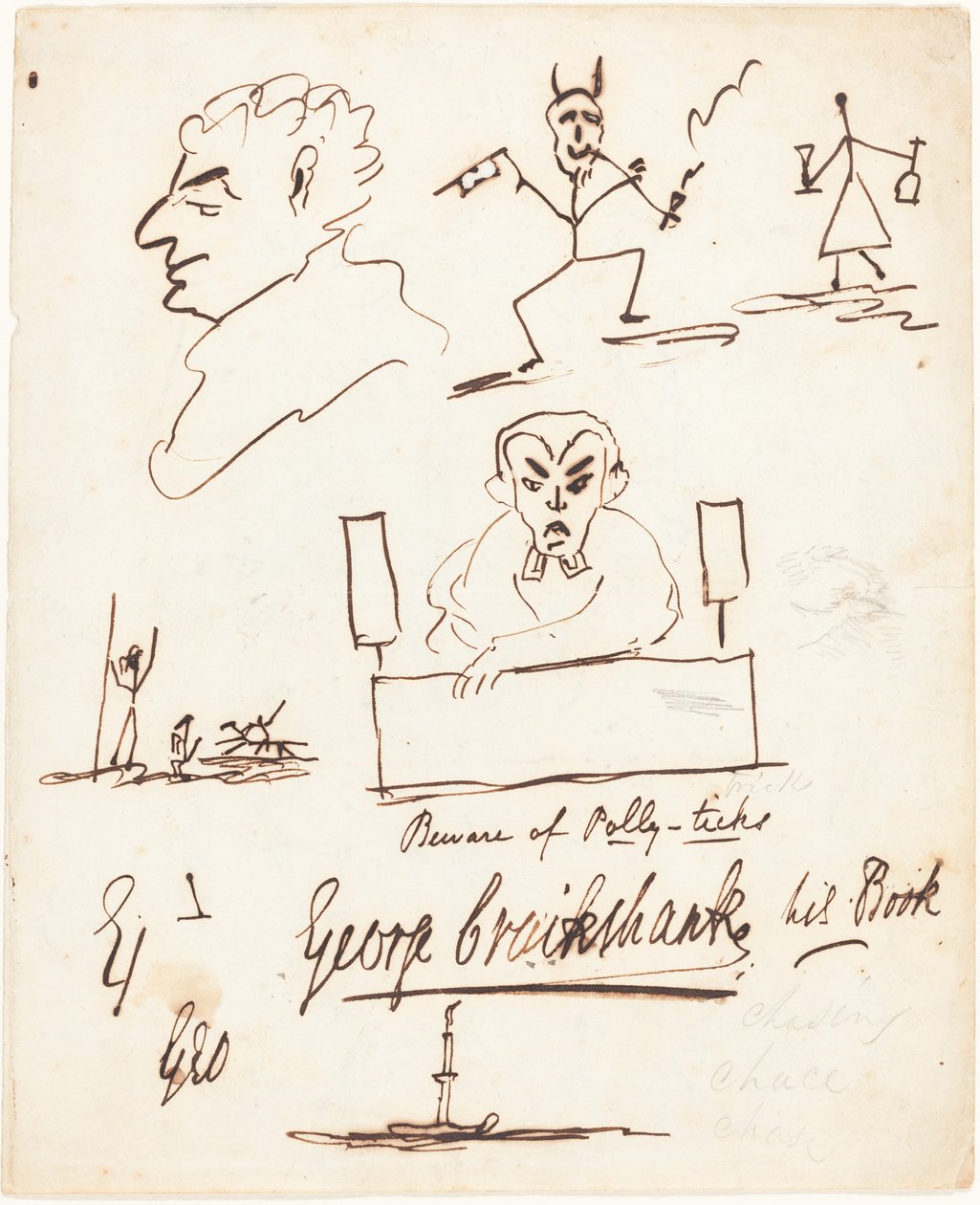 Satiiriset luonnokset tekijältä George Cruikshank