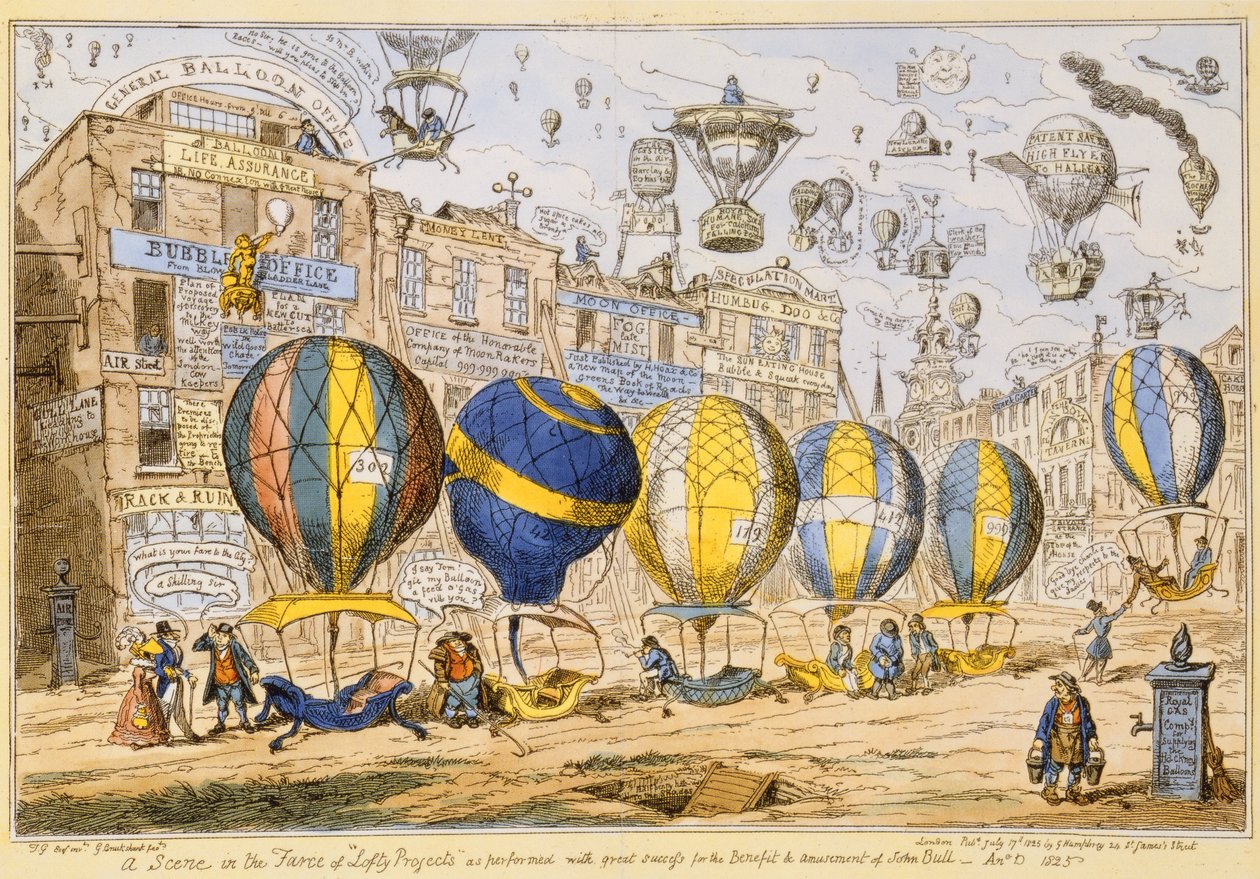 Huonekalut ja erilaiset esineet 1100- ja 1300-luvuilta tekijältä George Cruikshank