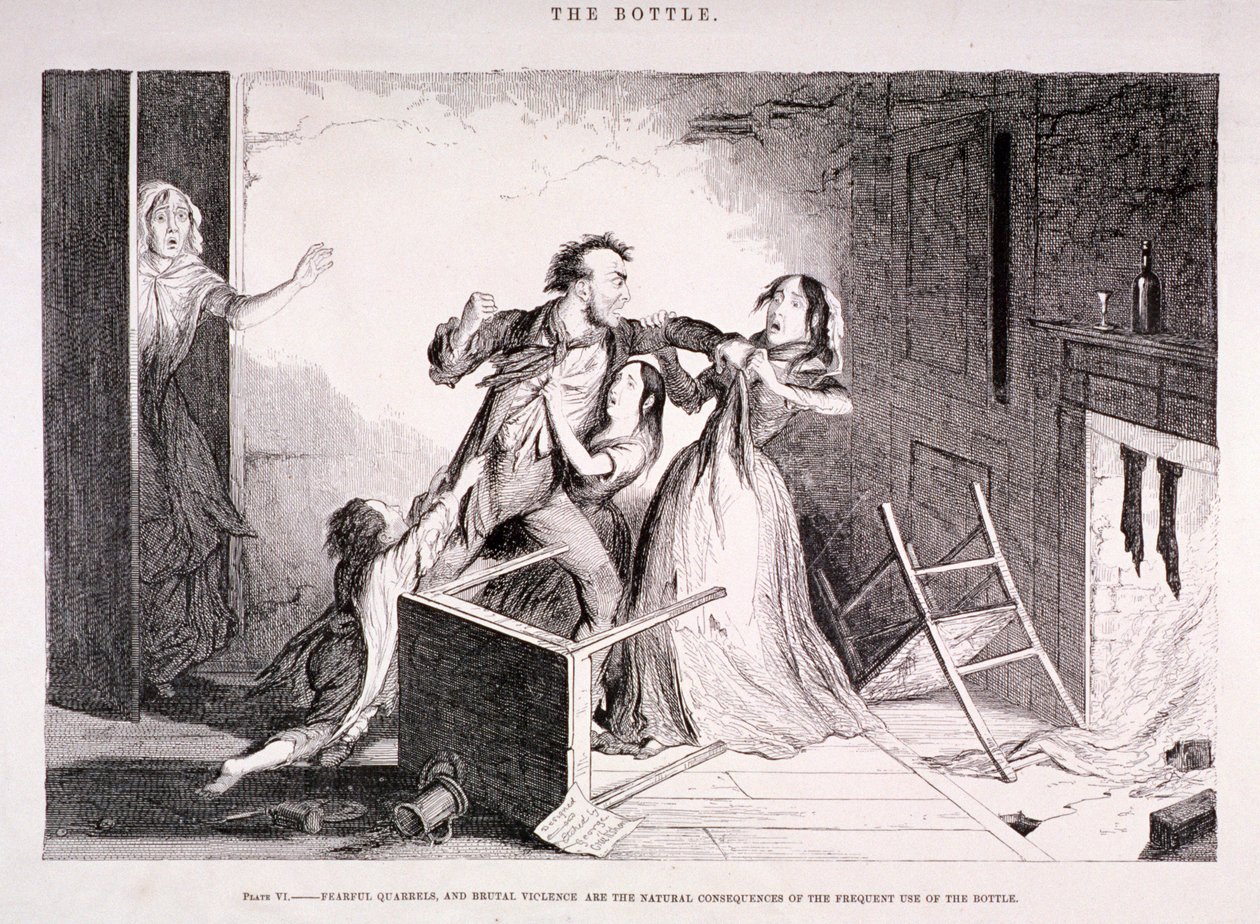 "Pullo", 1847 tekijältä George Cruikshank