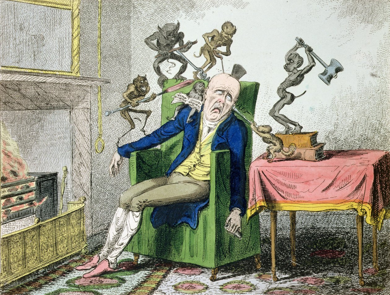 Päänsärky tekijältä George Cruikshank