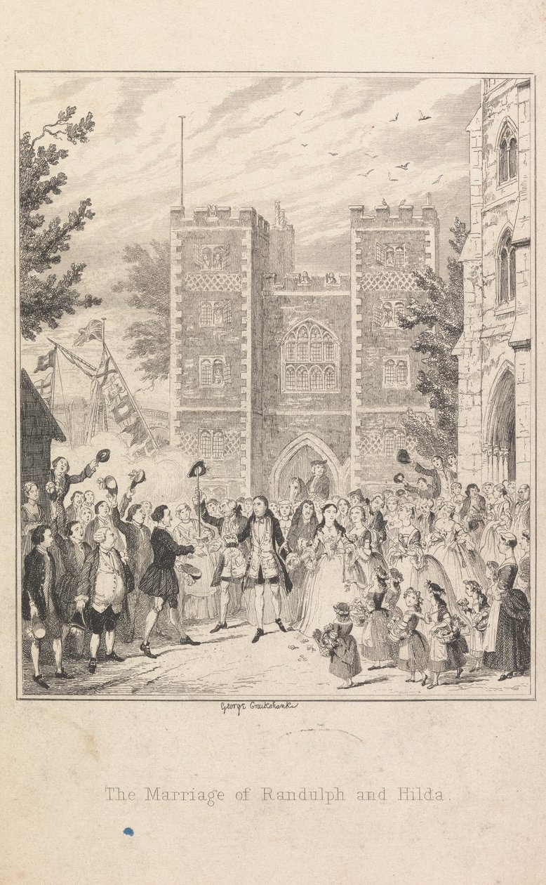 Randolphin ja Hildan avioliitto tekijältä George Cruikshank