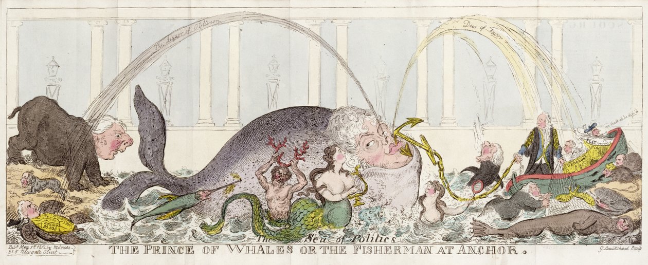 Valaiden prinssi tai Kalastaja ankkurissa tekijältä George Cruikshank