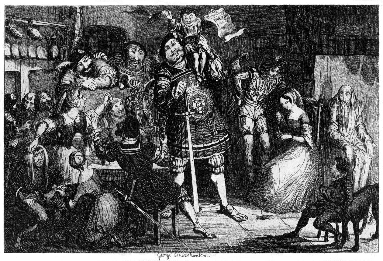 Kivikeittiö, 1840 tekijältä George Cruikshank