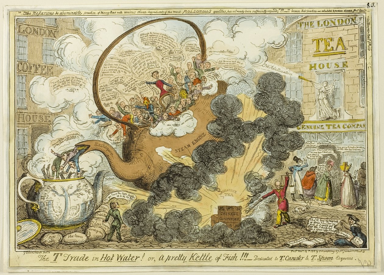 T-kauppa kuumassa vedessä tekijältä George Cruikshank