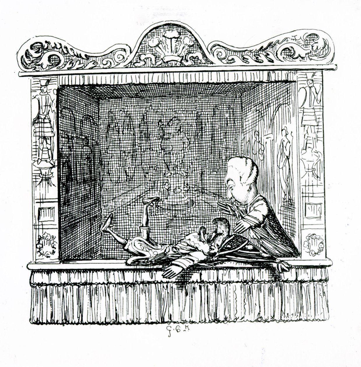 Lääkäri herra Punchin kanssa tekijältä George Cruikshank