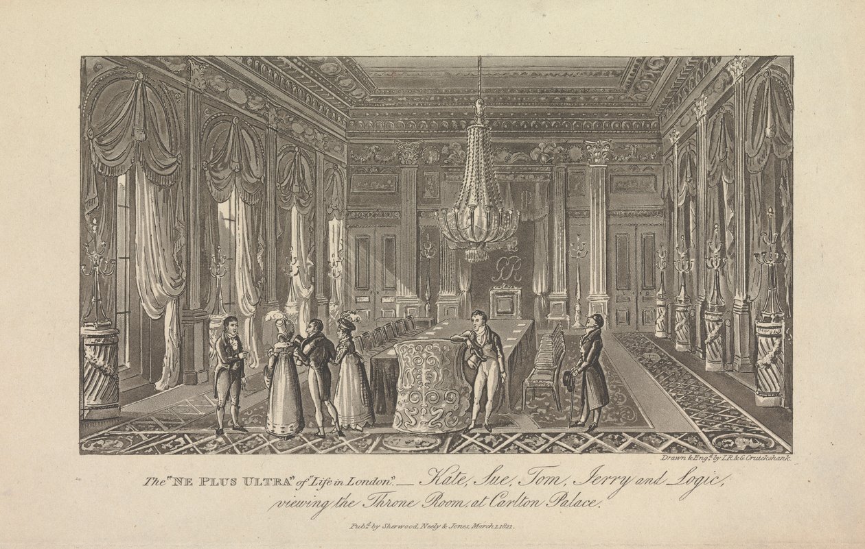 "Life in London" -elokuvan "ne plus ultra"... tekijältä George Cruikshank