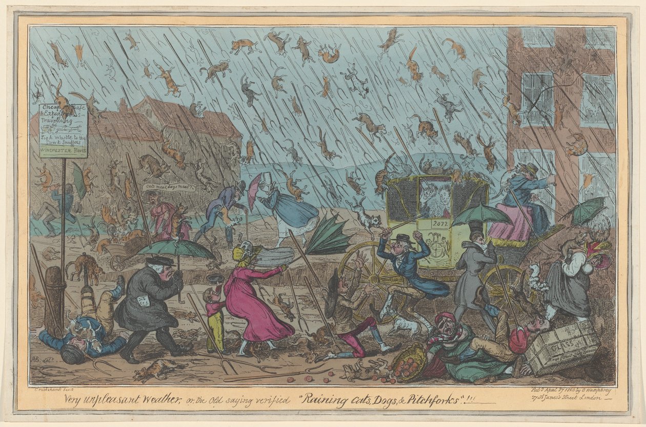 Erittäin epämiellyttävä sää tekijältä George Cruikshank