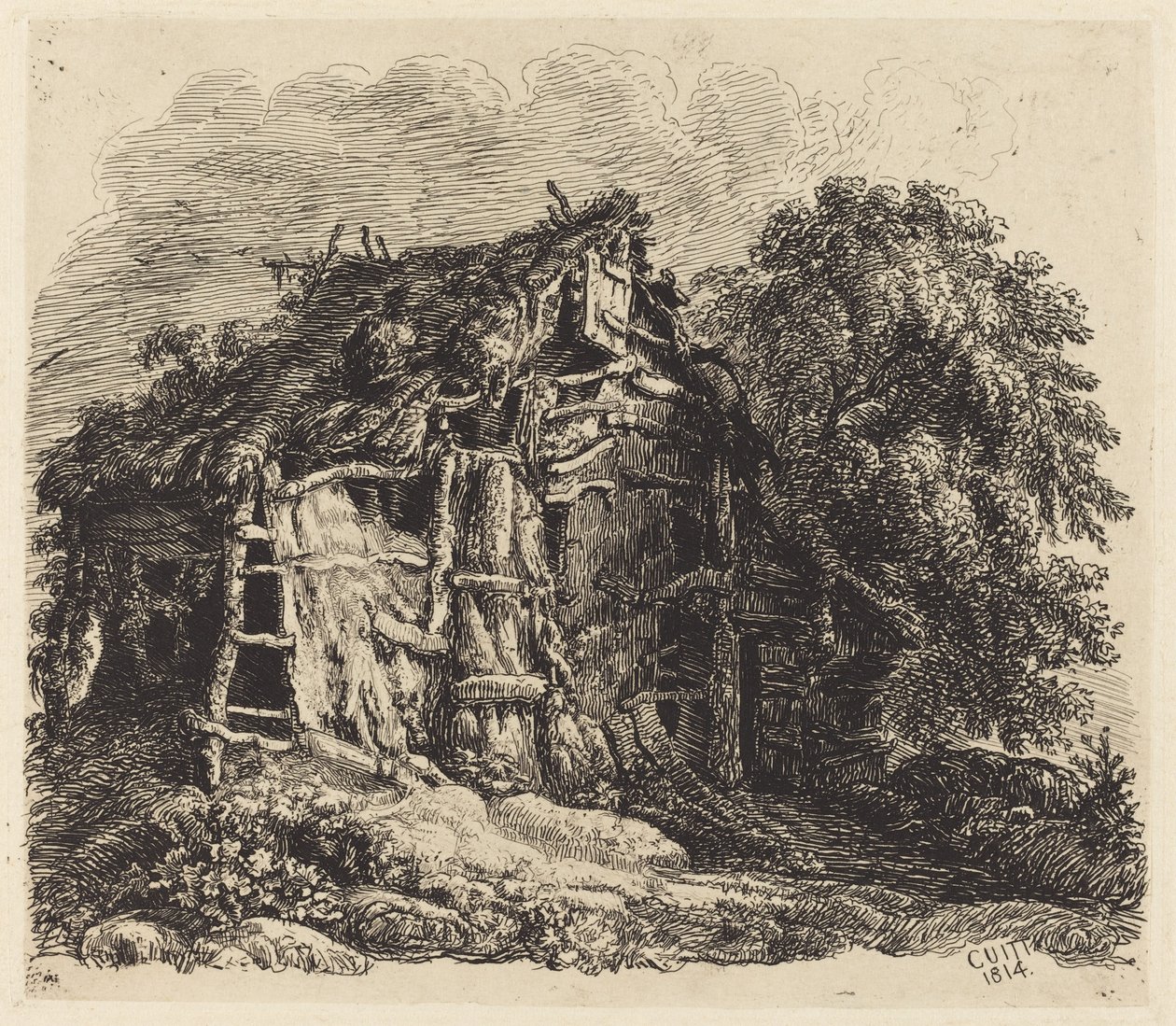 Walesin Hovel Machynllaethissa tekijältä George Cuitt the Younger