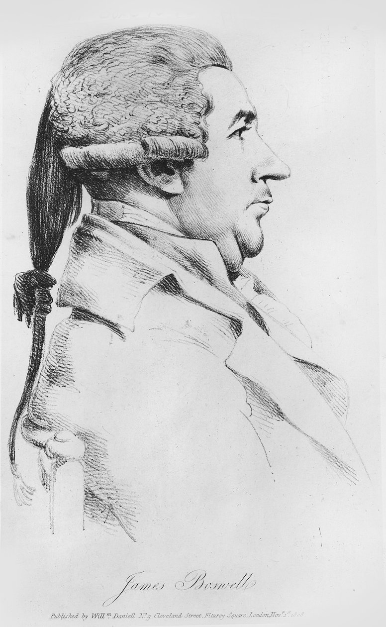 James Boswell (1740-1795) tekijältä George Dance