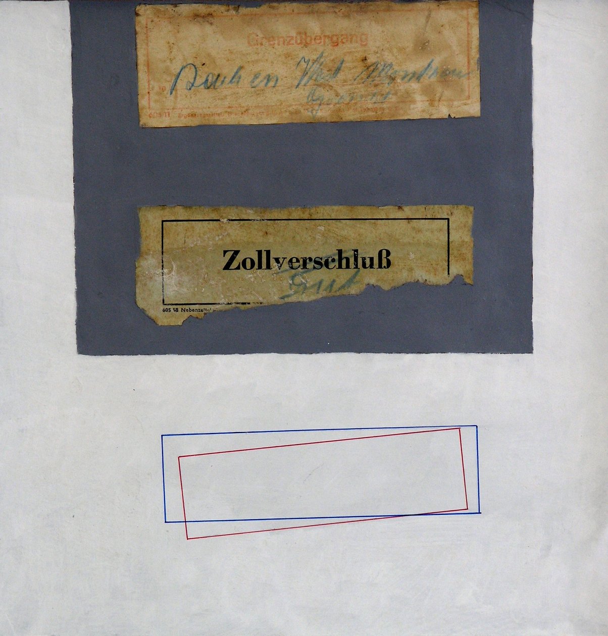 CCC (Customs Clearance Collage) (sekoitettu media) tekijältä George Dannatt