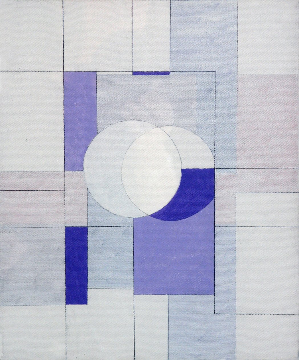 Echo of Silence, 2002 (öljy & kynä kankaalle) tekijältä George Dannatt