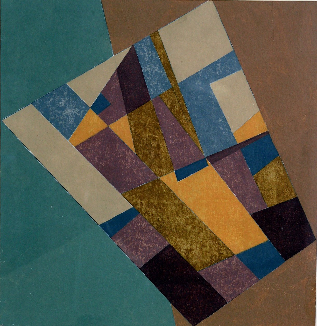 Field Tapestry, 2003 (öljy kortille) tekijältä George Dannatt