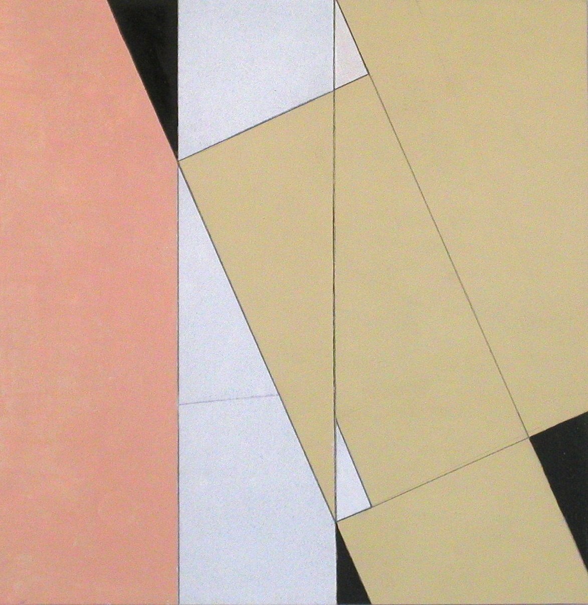 Spatial Relationship, nro 2, 2003 (öljy paperille ja kartongille) tekijältä George Dannatt