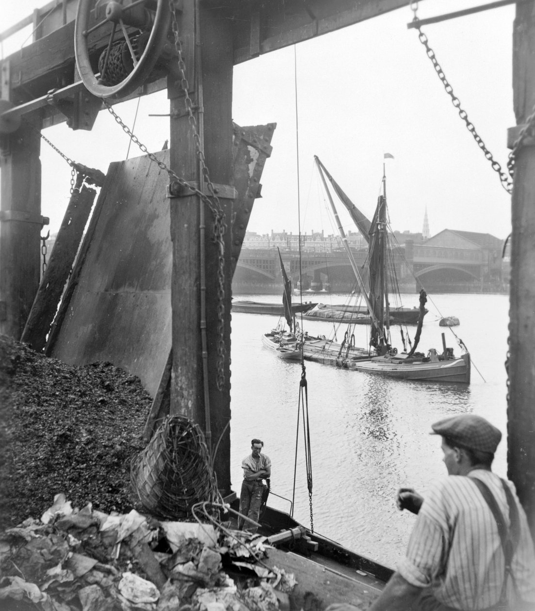 South Bank, Lambeth, Lontoo, ennen vuotta 1933 tekijältä George Davison Reid