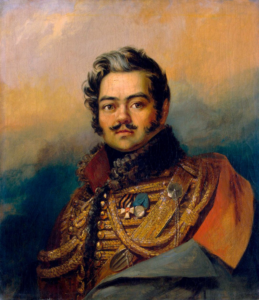 Denis Davydov, venäläinen sotilas ja runoilija, v. 1828. tekijältä George Dawe