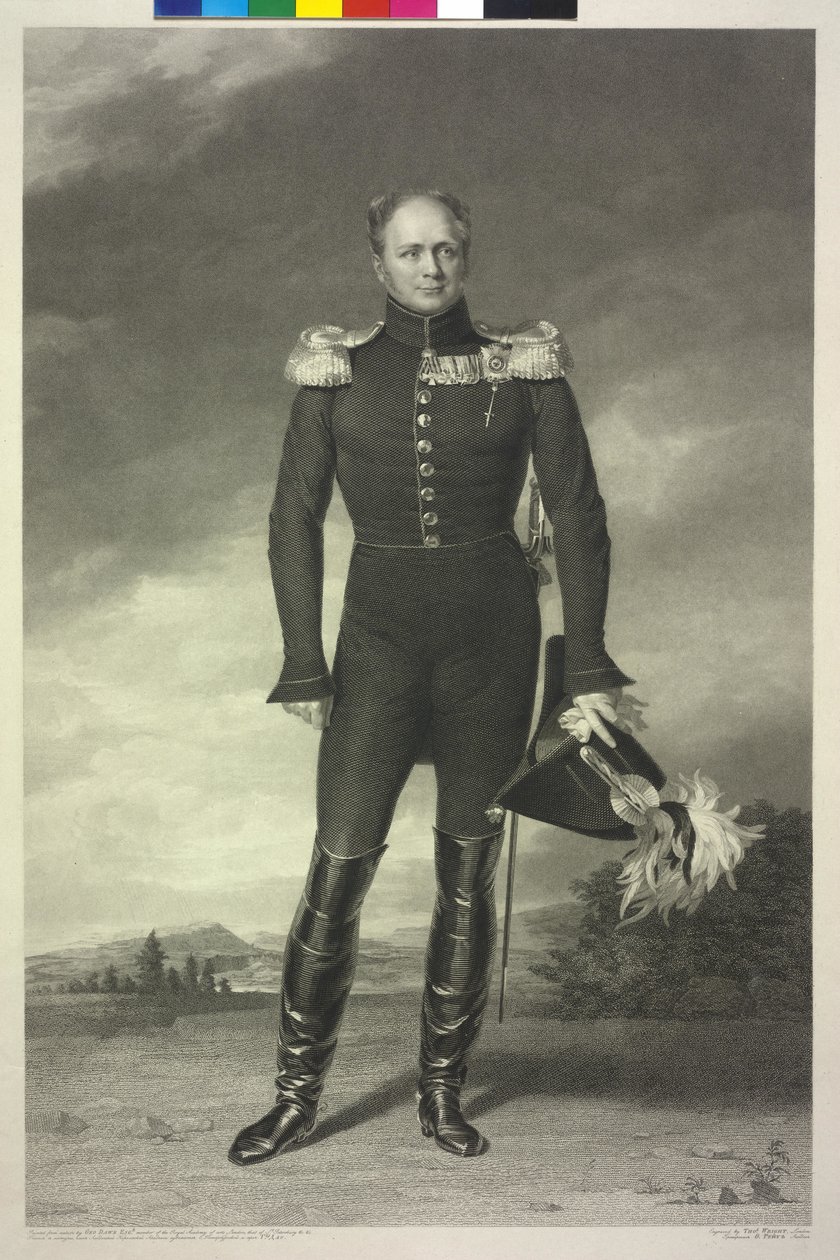 Venäjän keisari Aleksanteri I tekijältä George Dawe