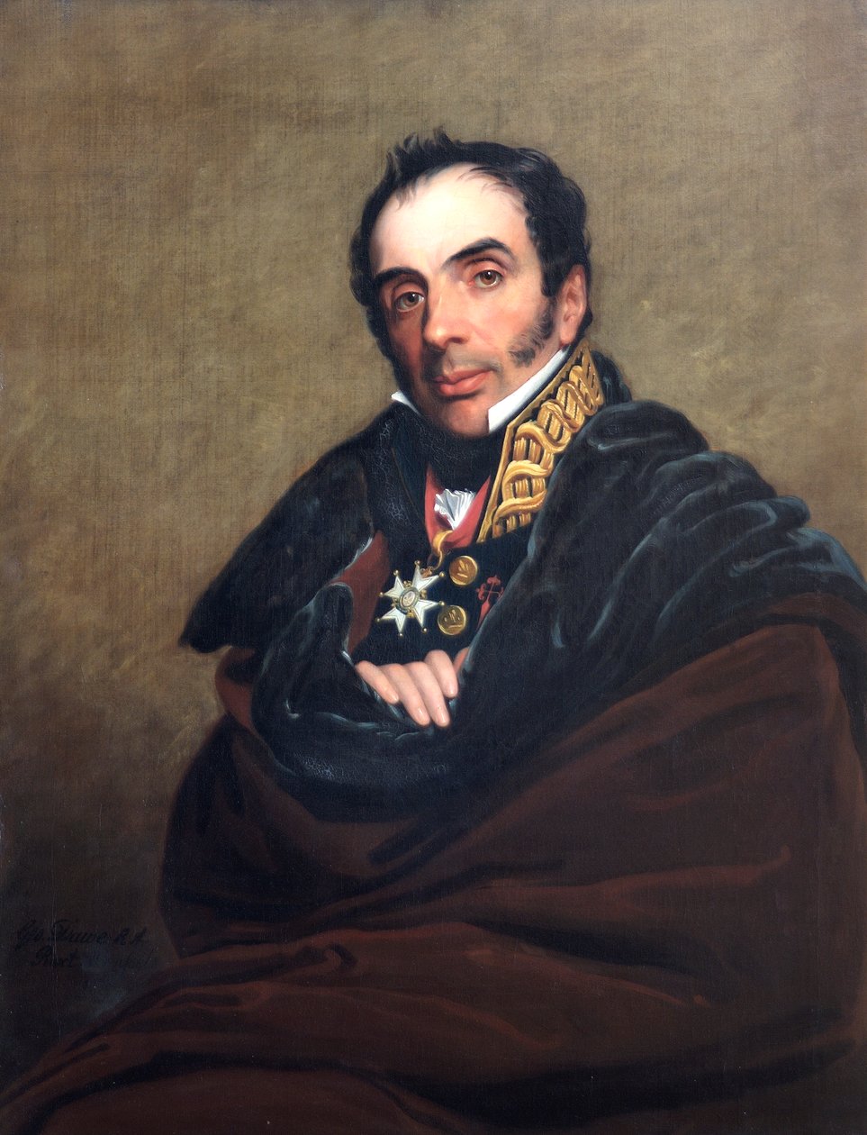 Kenraali Miguel Ricardo de Alava (öljy kankaalle) tekijältä George Dawe