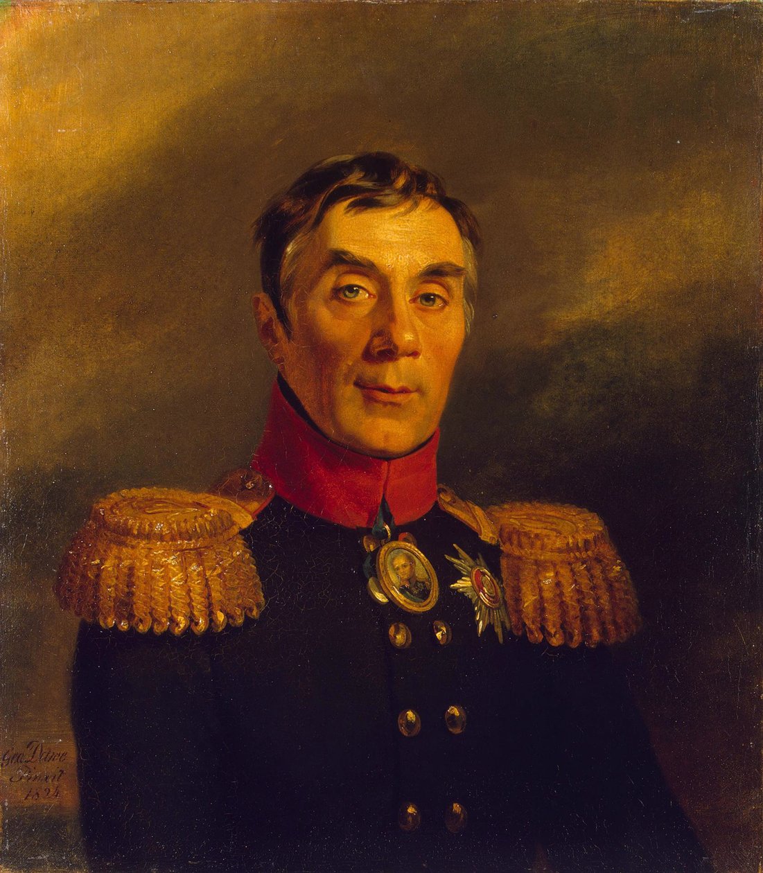 Aleksei Arakchejevin muotokuva, 1824 tekijältä George Dawe