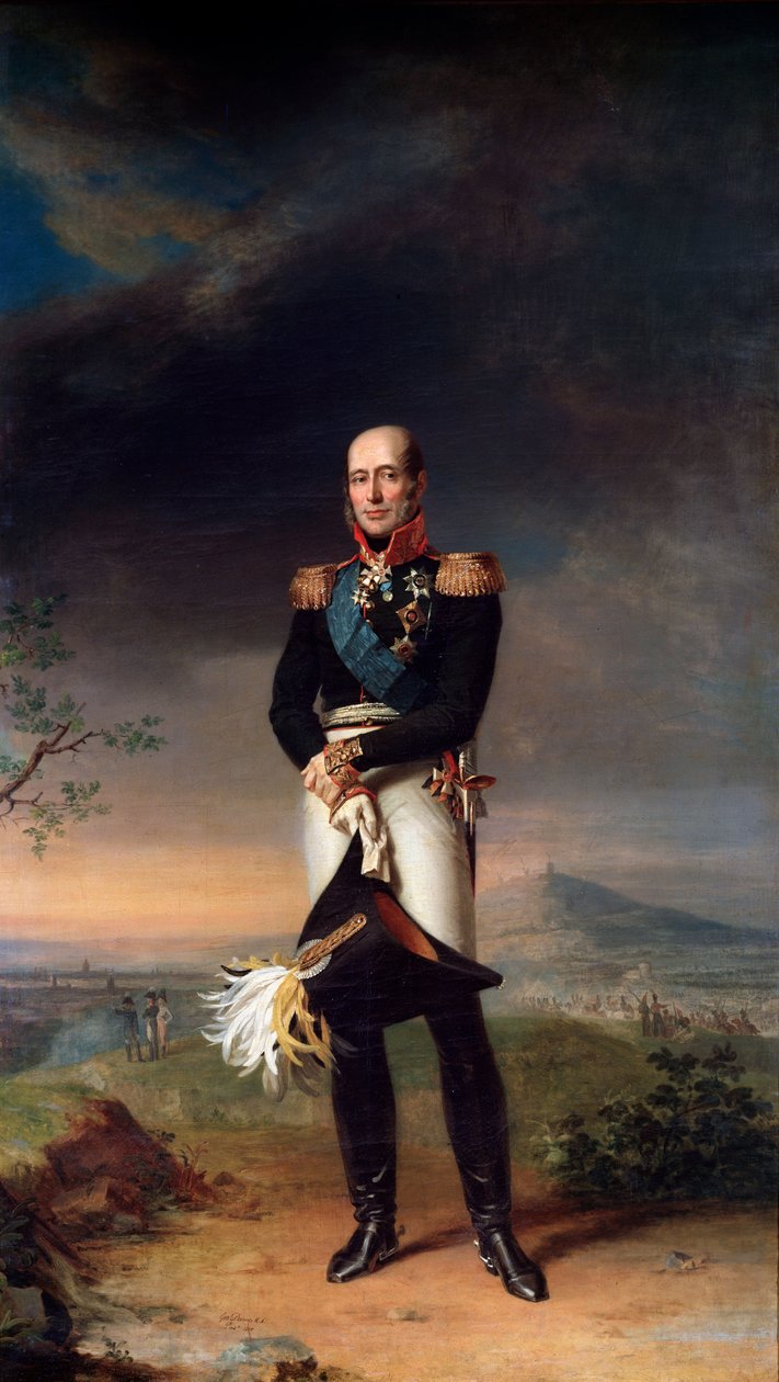 Kenttämarsalkka kreivi Mikhail Barklay-de-Tollin muotokuva, 1829 tekijältä George Dawe