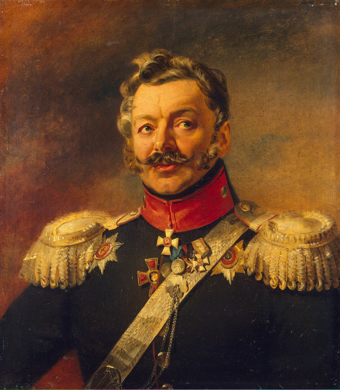 Kenraali kreivi Peter Petrovich von der Pahlenin muotokuva 1777-1864, ennen vuotta 1825 tekijältä George Dawe