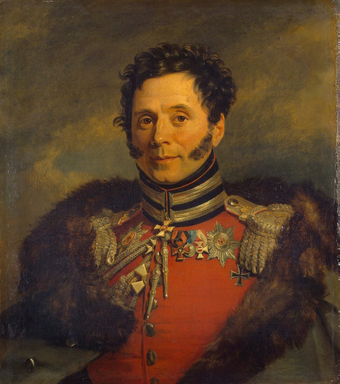 Kenraali Nikolai Ivanovitš Depreradovitšin muotokuva 1767-1843, ennen vuotta 1825 tekijältä George Dawe