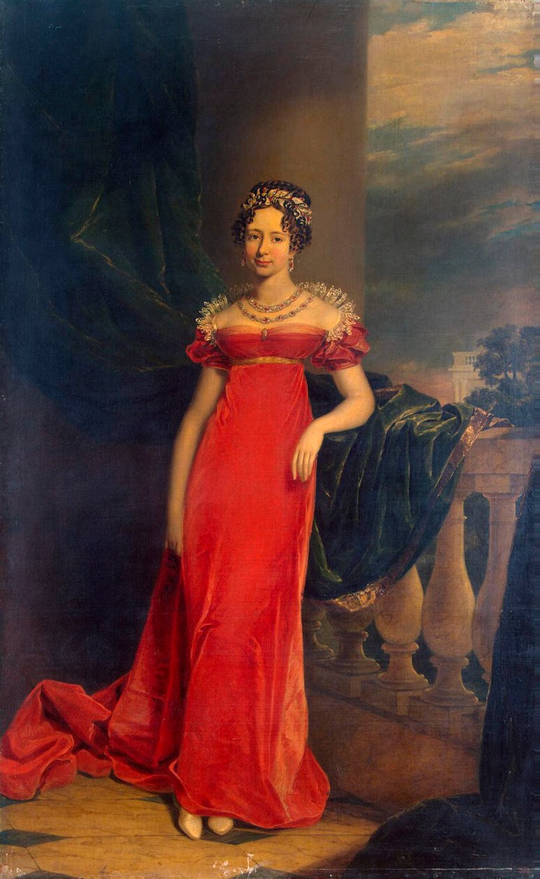 Venäjän suurherttuatar Maria Pavlovnan muotokuva, 1786–1859, 1822. tekijältä George Dawe