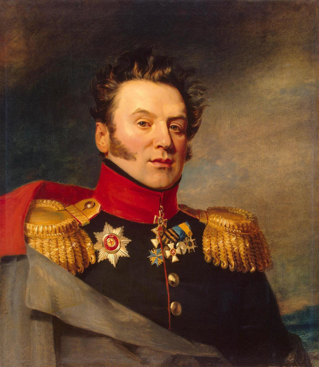 Konstantin Markovich Poltoratskyn muotokuva 1782-1858, ennen vuotta 1825 tekijältä George Dawe
