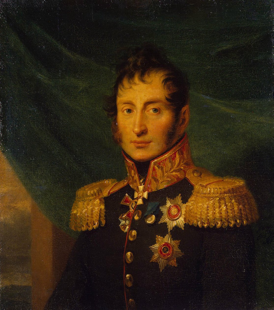 Nikolai Aleksejevitš Tuchkovin muotokuva 1765-1812, ennen vuotta 1825 tekijältä George Dawe