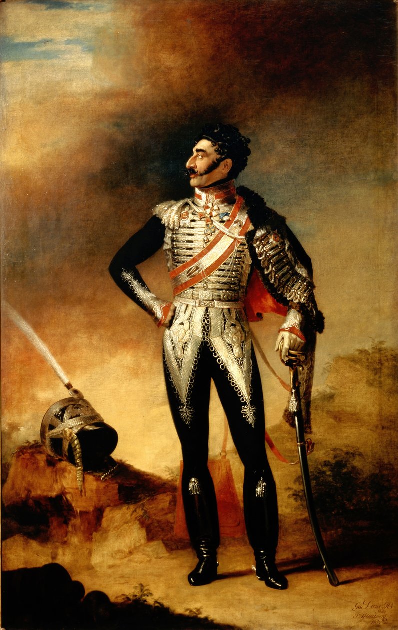 Prinssi Valerian Grigorievich Madatovin muotokuva 1782-1829, 1824 tekijältä George Dawe