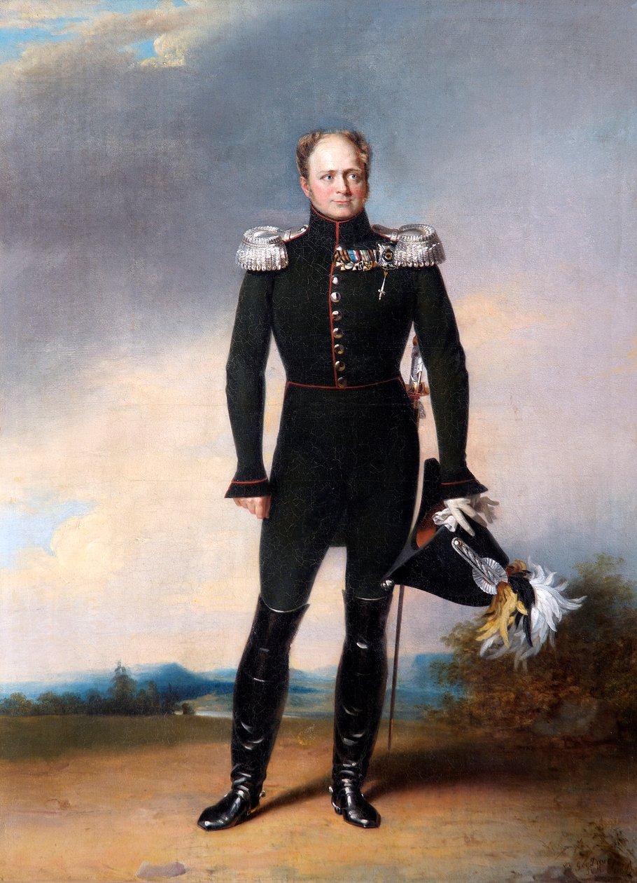 Venäjän tsaari Aleksanteri I:n muotokuva, 1825. tekijältä George Dawe