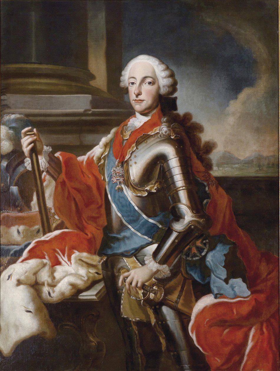 Muotokuva Maximilian III Josephista 1727-1777, Baijerin vaaliruhtinas, 1700-luvun puoliväli. tekijältä George Desmarées