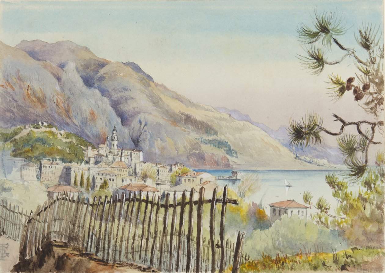 Mentone, katsot itään, 5. maaliskuuta 1878 tekijältä George Douglas Tinling