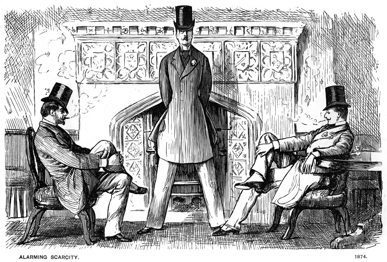 Hälyttävä niukkuus, 1874 1891 tekijältä George du Maurier