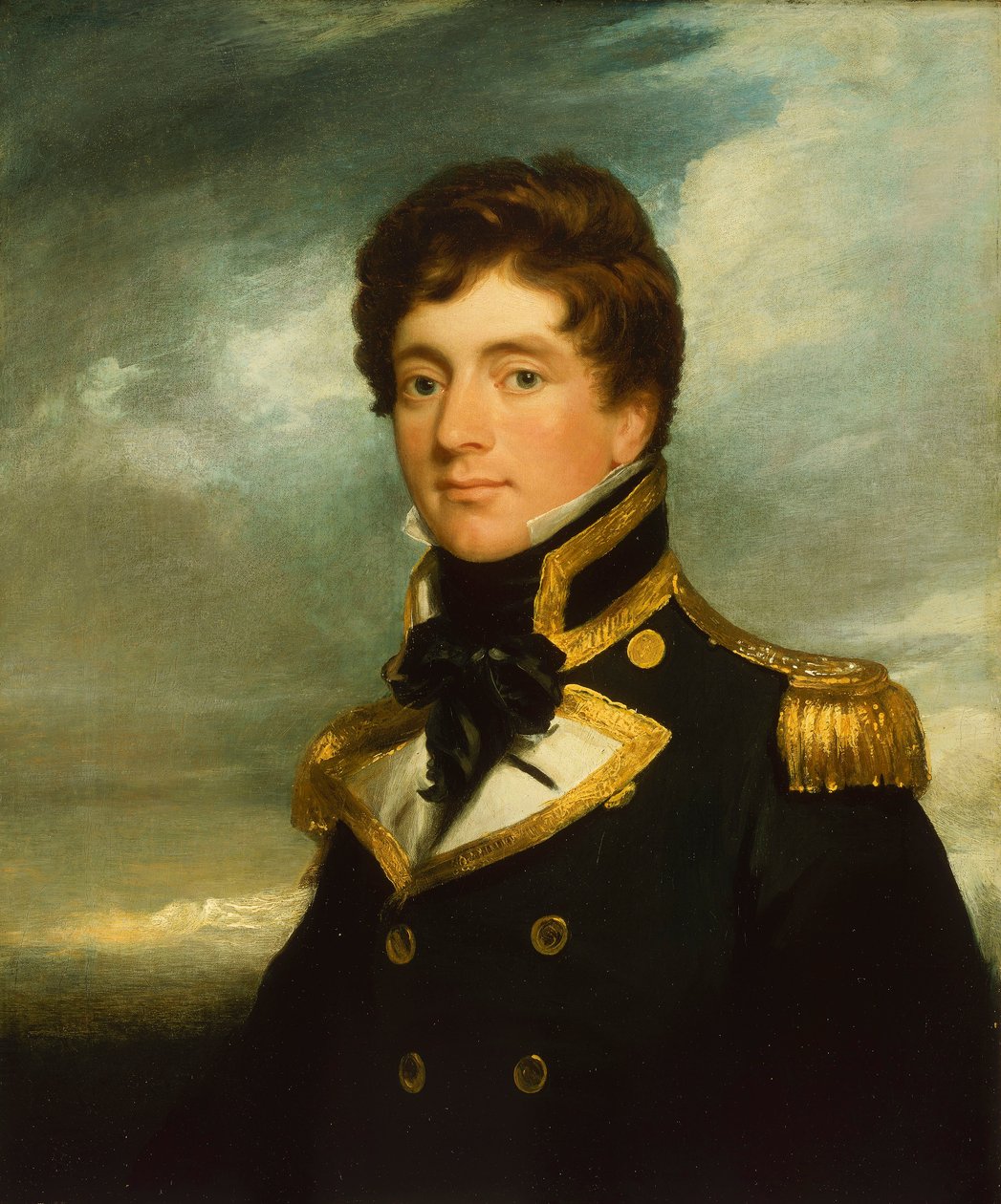 Kapteeni Frederick William Beechey (1796-1856), noin 1822 (öljy kankaalle). tekijältä George Duncan Beechey
