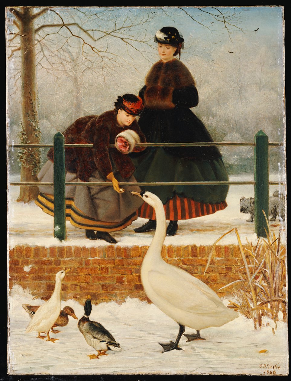 Frozen Out, 1866 tekijältä George Dunlop Leslie